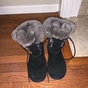 Lace up ugg boots